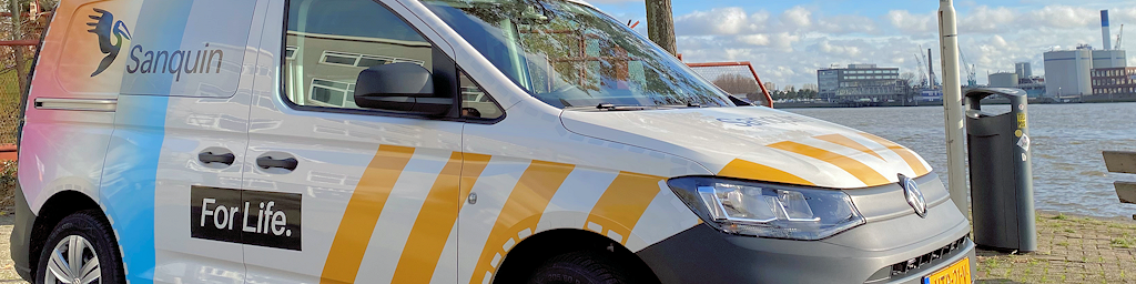 Nieuwe huisstijl Sanquin Bloedvoorziening